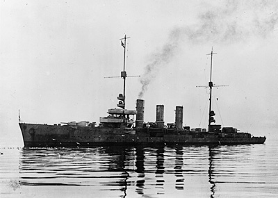 SMS Dresden before her scuttling